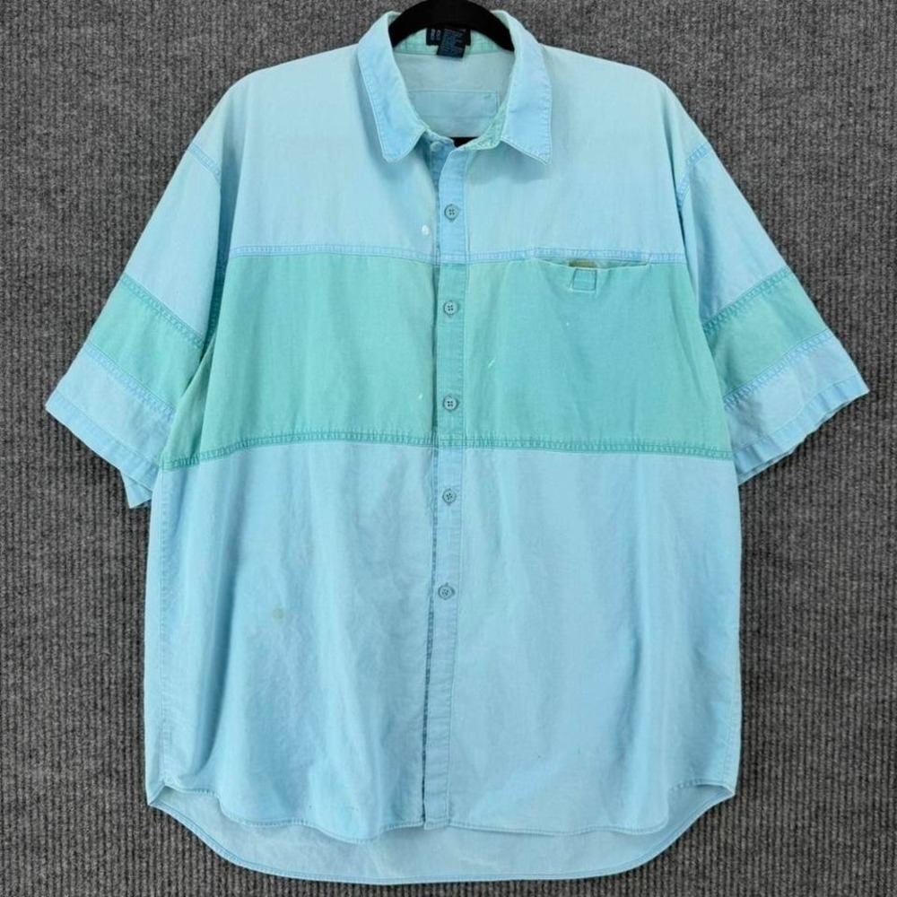 Vintage‎ BB Sport men's XL short sleeve button up shirt